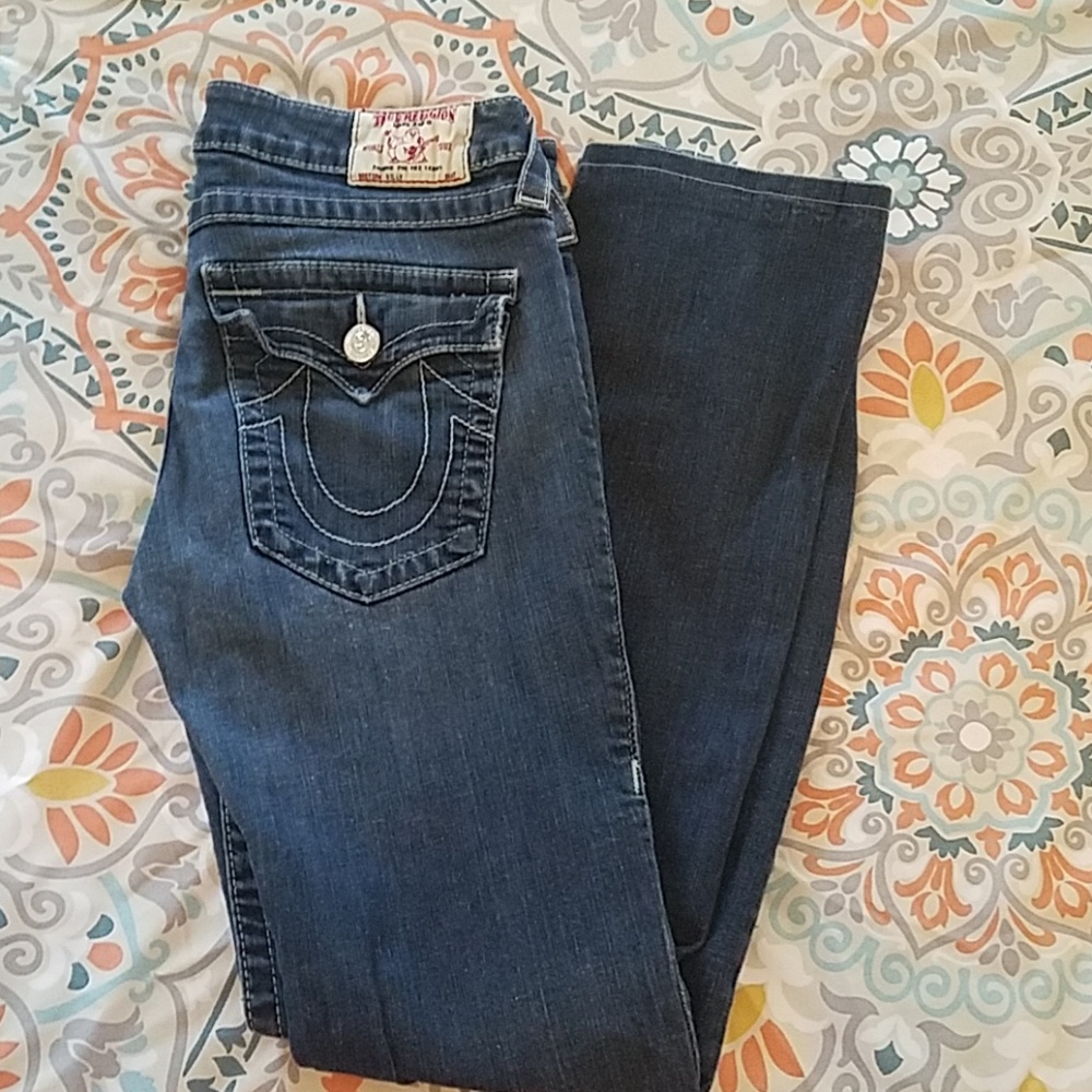 True Religion Size 30 Straight Leg Jean